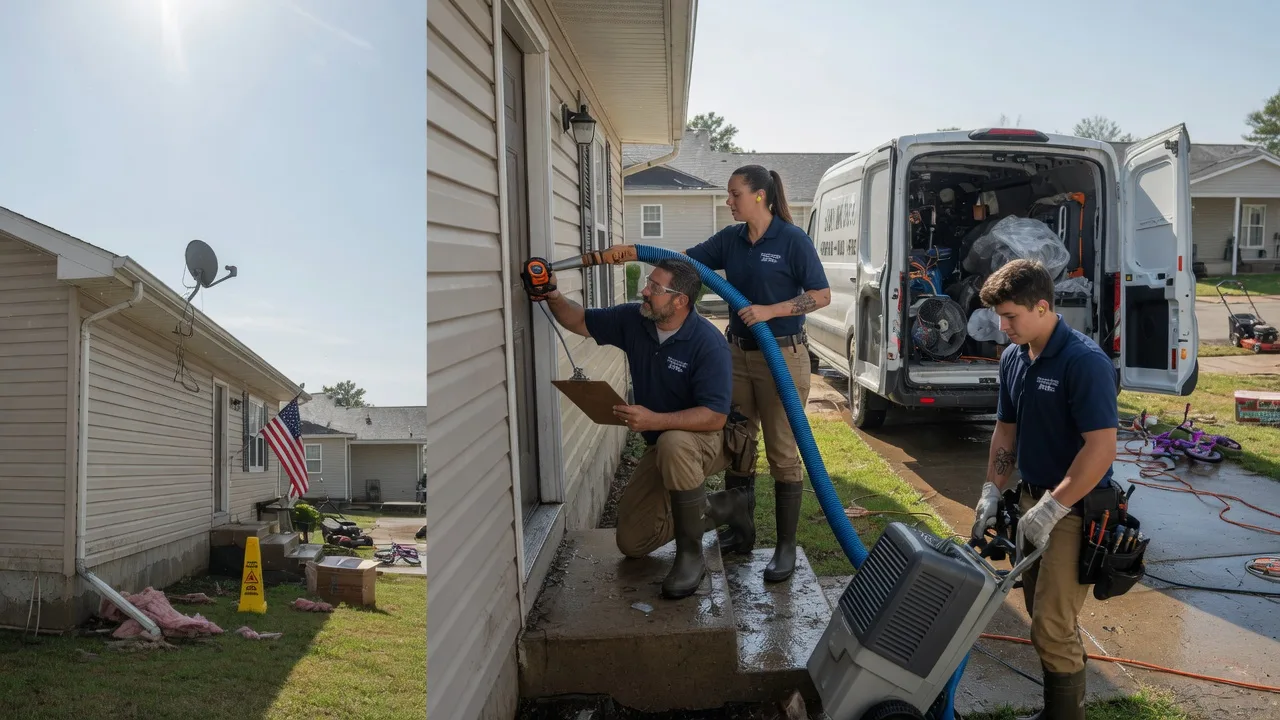 Ceiling Water Damage Restoration in Caledonia, IL near me